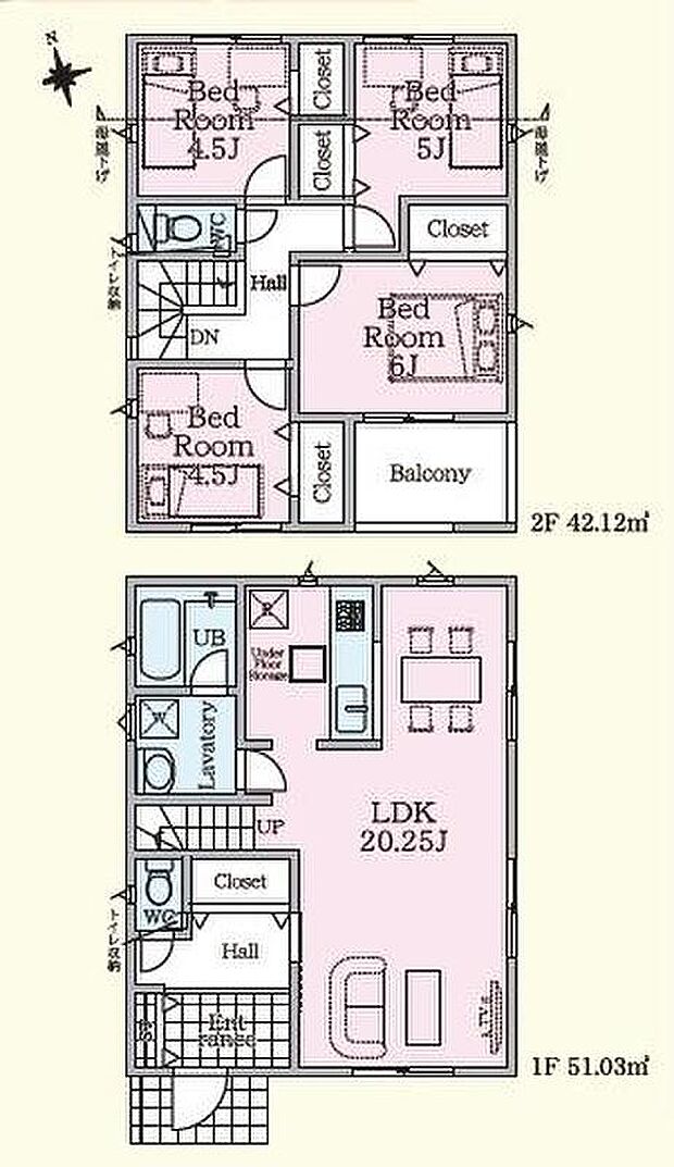 (2号棟)、価格4890万円、4LDK、土地面積129.99m2、建物面積93.15m2