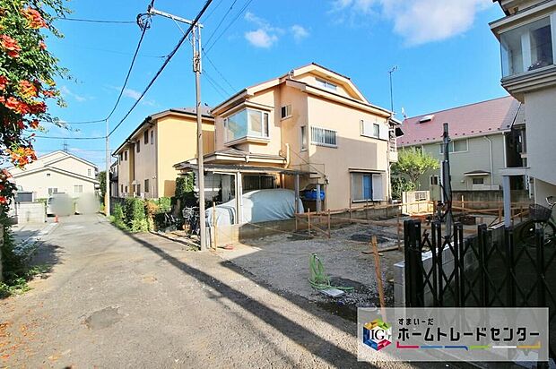 【【現地外観写真】】JR中央線「東小金井」駅徒歩13分♪今なら建築中の様子をご覧になることができます☆地震に強いオリジナル工法を是非お確かめ下さい。