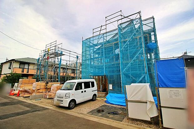 【現地外観写真】住宅性能評価で耐震等級3(最高等級)を取得!お客様を守る大切な住宅だからこそ、第三者の検査を受けて安心して住んでいただける住宅をご案内させて頂きます。
