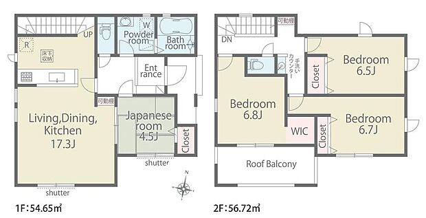 (1号棟)、価格3880万円、4LDK、土地面積141.77m2、建物面積111.37m2