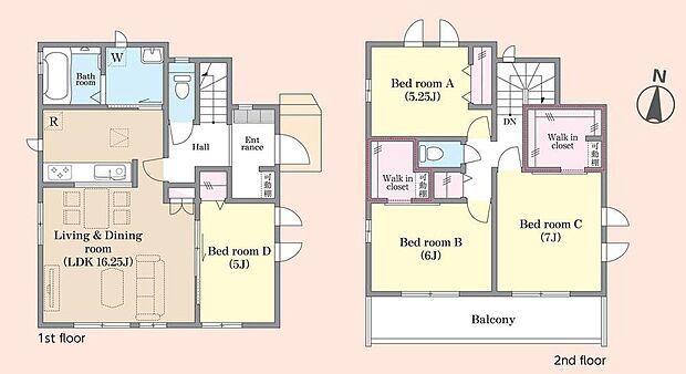 (A号棟)、価格3190万円、4LDK、土地面積101.8m2、建物面積98.95m2