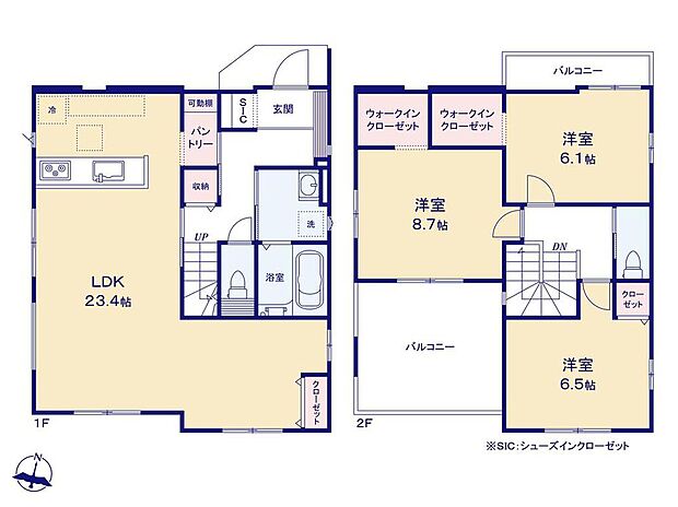 (1号棟)、価格4998万円、3LDK、土地面積130.49m2、建物面積114.15m2
