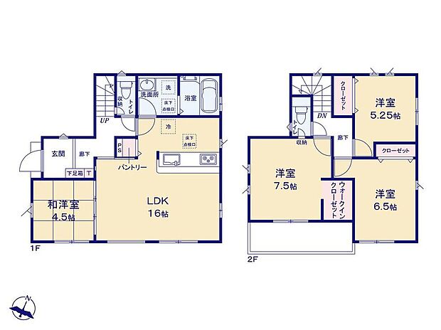 (1号棟)、価格2990万円、4LDK、土地面積113.05m2、建物面積95.22m2