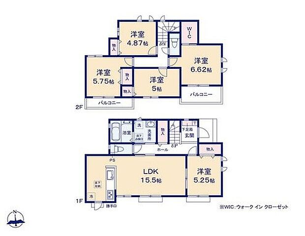 (C号棟)、価格3190万円、5LDK、土地面積136.96m2、建物面積104.43m2