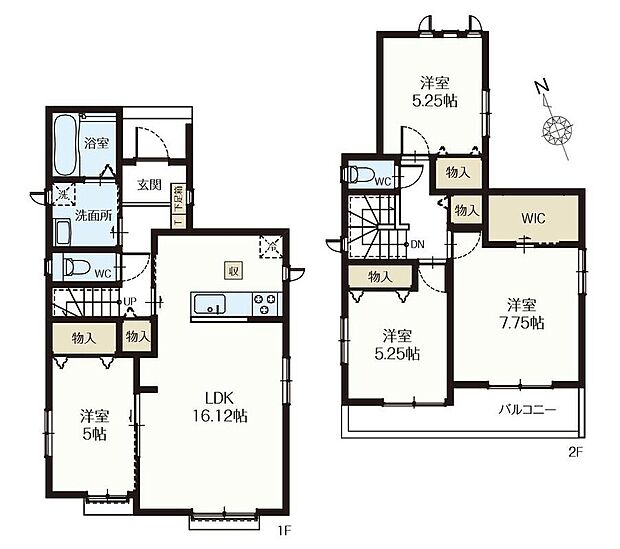 (3-E号棟)、価格3390万円、4LDK、土地面積120.06m2、建物面積96.78m2