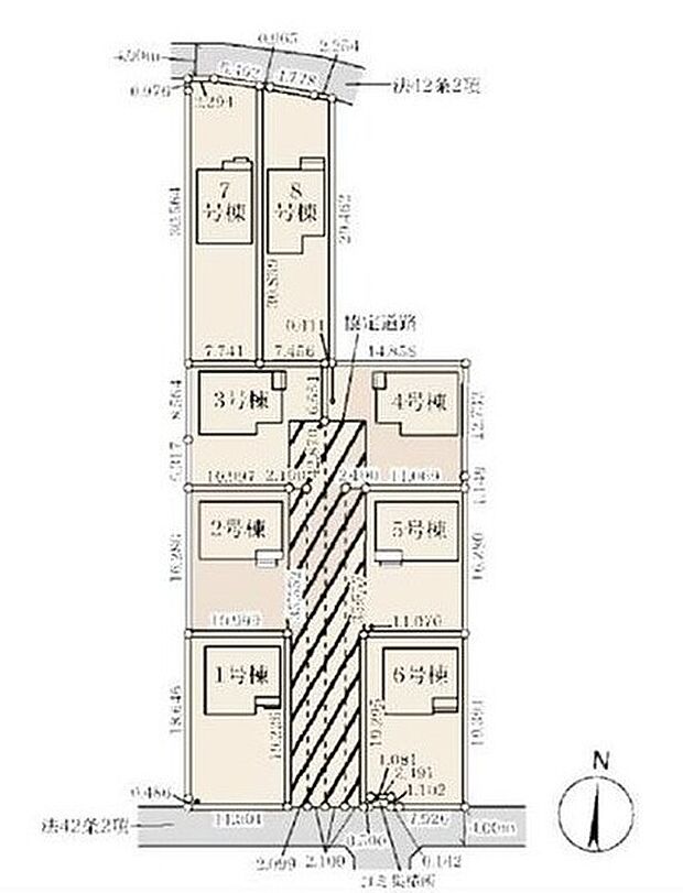 【全体区画図】南前面道路で陽当たり良好♪
家族のニーズに合わせた多彩な間取りプラン 暮らしやすさを是非、現地でご体感ください。