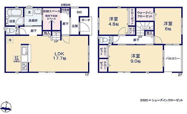 【3LDK】広々としたLDKに、自分好みのインテリアでレイアウト♪
季節ごとに模様替えなども、楽しみの一つとなりそうです。