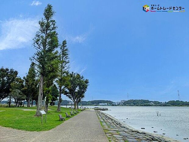 手賀沼公園（約2,000m）