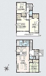 家事のしやすい水廻り集中設計、ホッとできる寛ぎの和室付きプラン♪
収納力のあるWICが2ヶ所！ 