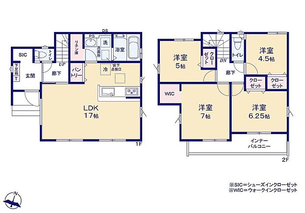 (1号棟)、価格3290万円、4LDK、土地面積121.48m2、建物面積99.15m2