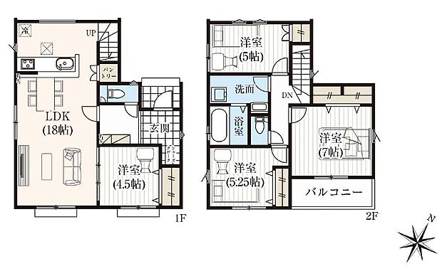 (2号棟)、価格3989万円、4LDK、土地面積119.81m2、建物面積97.3m2