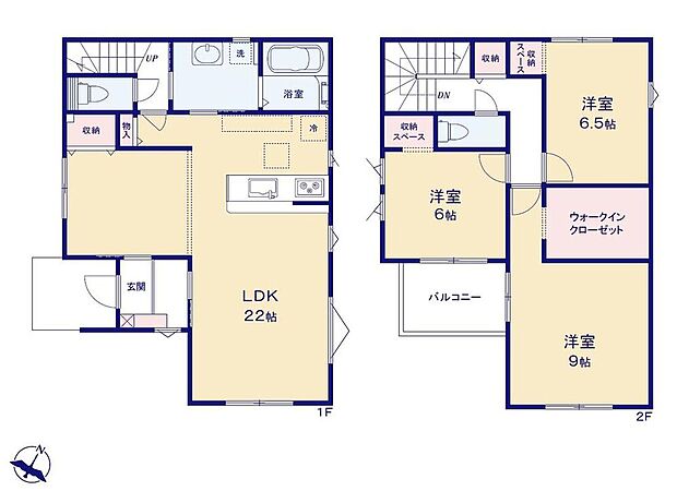 (1号棟)、価格3480万円、3LDK、土地面積119.37m2、建物面積104.33m2