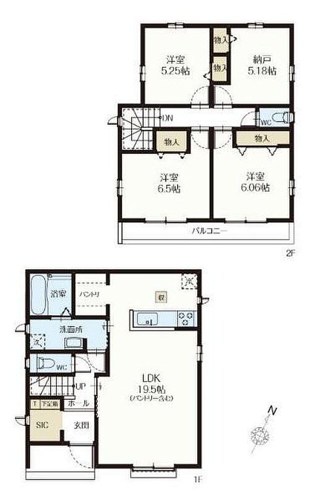 (B号棟)、価格3890万円、4LDK、土地面積119.59m2、建物面積100.19m2