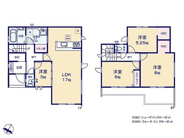 (2号棟)、価格3499万円、4LDK、土地面積120.05m2、建物面積95.64m2