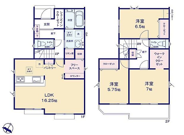 (1号棟)、価格3480万円、3LDK、土地面積99.75m2、建物面積96.46m2