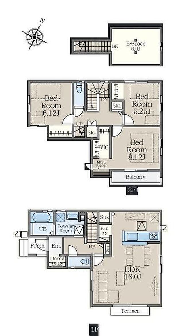 (2号棟)、価格5387万円、3LDK、土地面積100.15m2、建物面積99.35m2
