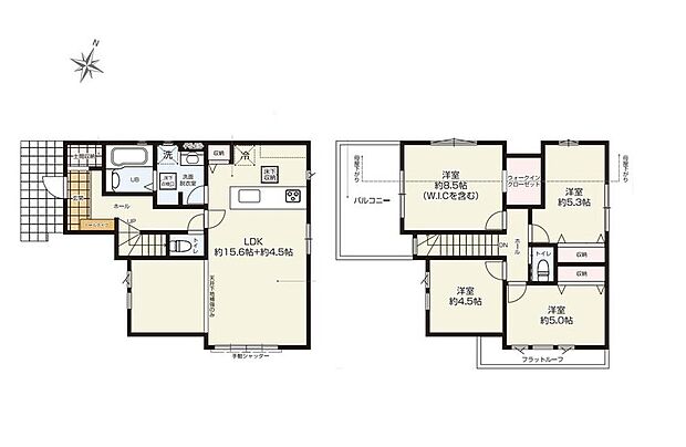 (1号棟)、価格3499万円、4LDK、土地面積101.02m2、建物面積100.61m2