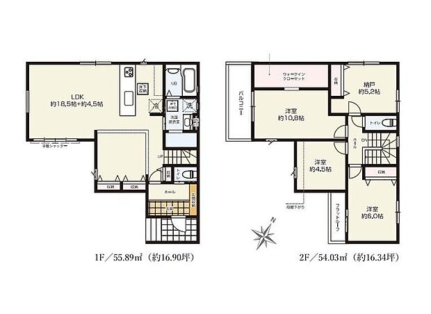 (1号棟)、価格4098万円、3LDK+S、土地面積114.14m2、建物面積109.92m2