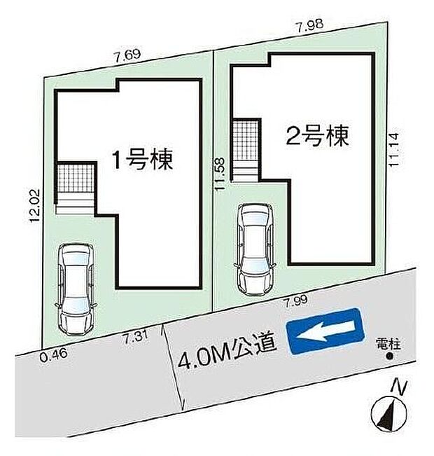 閑静な住宅地☆カースペースあり。空いたスペースは駐輪場としてもお使いいただけます◎