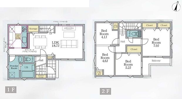 (1号棟)、価格6499万円、4LDK、土地面積89.29m2、建物面積95.43m2