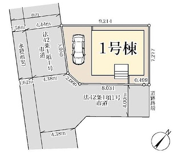 【全体区画図】閑静な住宅地☆南東×南西角地明るく開放的な立地♪