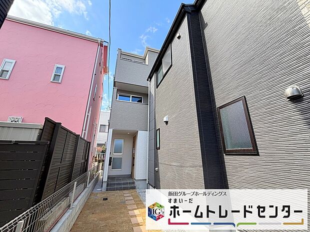 【現地外観写真】◆資料送付・ご見学即対応！建物完成しておりますので、室内ご内覧いただけます♪ご不明点等、スタッフがしっかりと説明させていただきますので、安心して現地をご覧ください♪