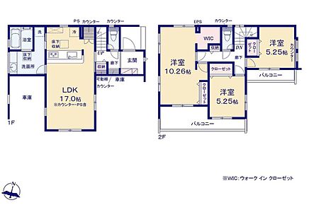 ●開放感あふれる折上天井
●効率的でストレスのない家事動線。水回りが集中しており、移動がスムーズです♪
●将来の家族構成の変化に対応可能なフレキシブルプラン採用 
