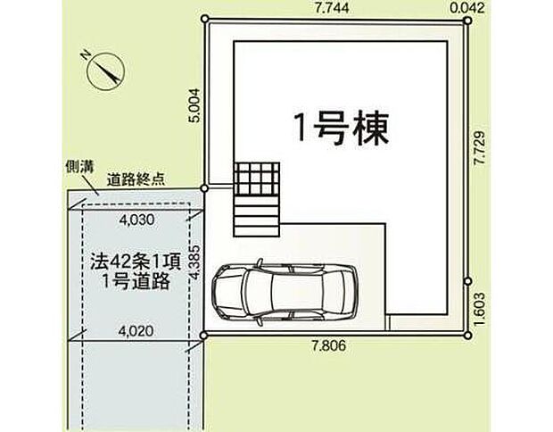 【全体区画図】通り抜けがない道なので、住人以外の車の進入も少なく、小さなお子様を持つご家庭にも安心です♪