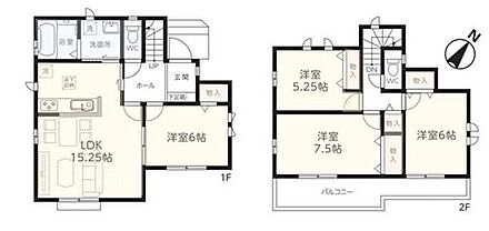 ●家族とのつながりを意識した見通しのいいリビング♪
●効率的でストレスのない家事動線。水回りが集中しており、移動がスムーズです♪
●隣り合う洋室を開放すれば、広々とした空間になるリビングダイニング 