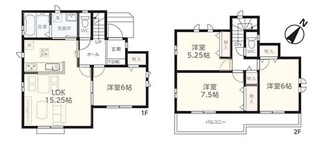 【4LDK】●家族とのつながりを意識した見通しのいいリビング♪
●効率的でストレスのない家事動線。水回りが集中しており、移動がスムーズです♪
●隣り合う洋室を開放すれば、広々とした空間になるリビングダイニング