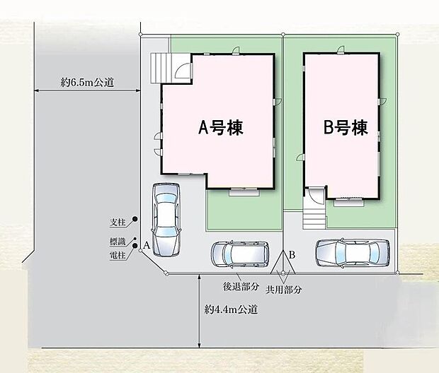 全2棟 新築分譲住宅です!
敷地形状を最大限に活かしたプランニングで快適な新生活を始められます♪