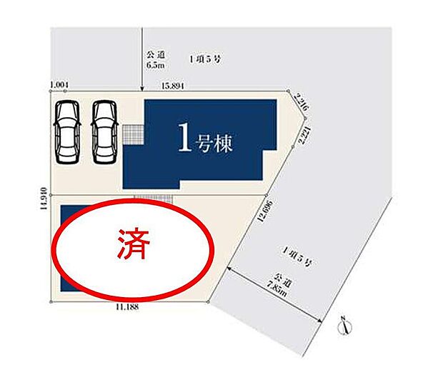 全2棟 新築分譲住宅☆ラスト1棟です!
先着順となりますので、お早めにご相談下さいませ☆