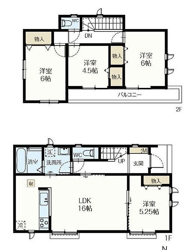 (B号棟)、価格6590万円、4LDK、土地面積114.6m2、建物面積91.5m2