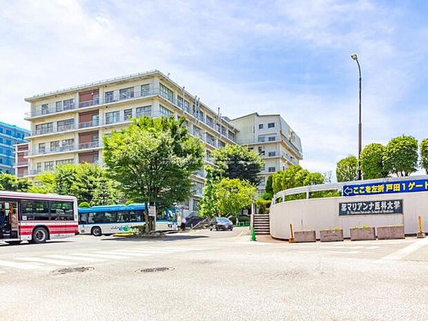 聖マリアンナ医科大学病院(約3,600m)