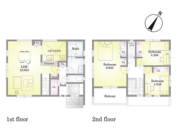 1号棟 間取り図