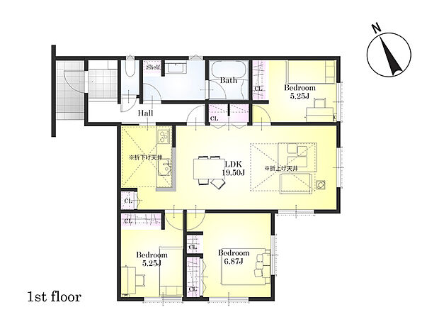 1号棟　間取り図