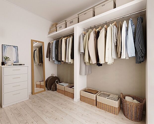 【WIC（イメージ画像）】主寝室にはWICを設け、季節もののお洋服やバッグ等たっぷり収納できます♪。※イメージの為実際と異なる場合があります。