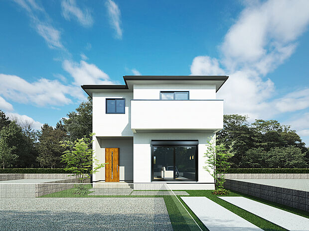 【SmileTown英賀保小学校前8】小学校、スーパーなどの暮らしを支える施設が徒歩10分圏内!利便豊かな全3区画の街に、KANJUのこだわりが光る「Qシリーズ」2棟がW完成公開中!/A号地計画CG