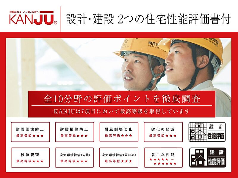 【設計・建設　2つの住宅性能評価書付】