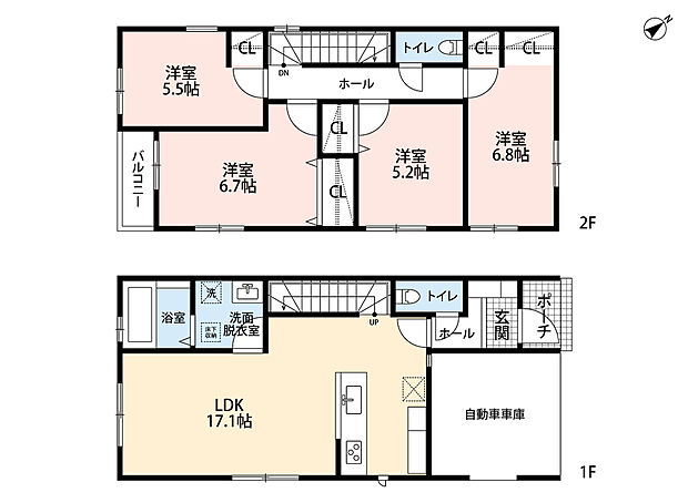 間取り図面です！