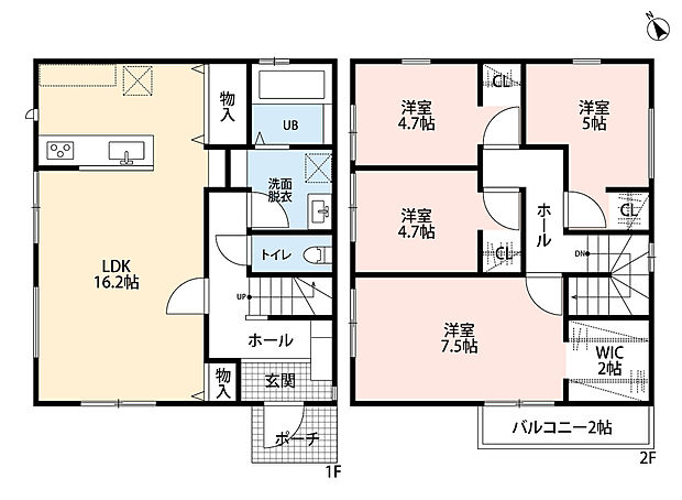 【4LDK】※今でしたら間取り変更が可能です。