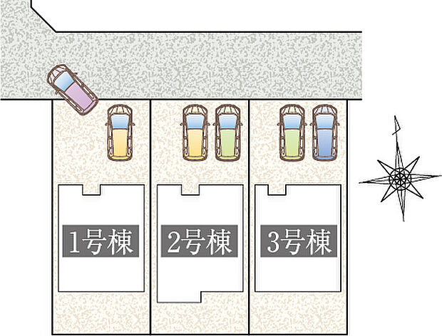 タマタウン一宮千秋町 区画図