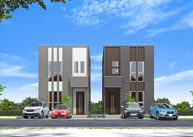 タマタウン平和町III　外観全体パース