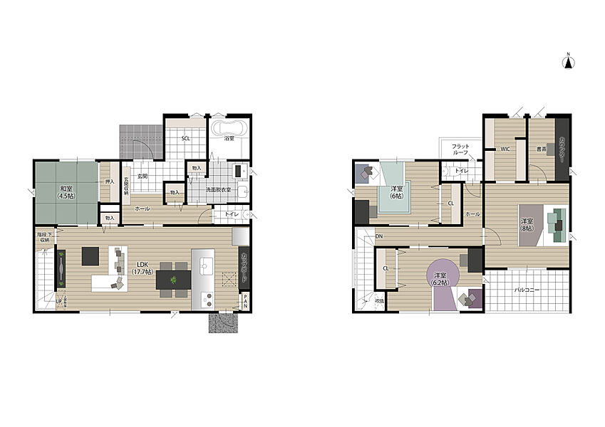 2号棟　間取り図