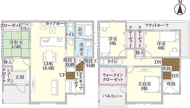 タマタウン華城3号地 間取図