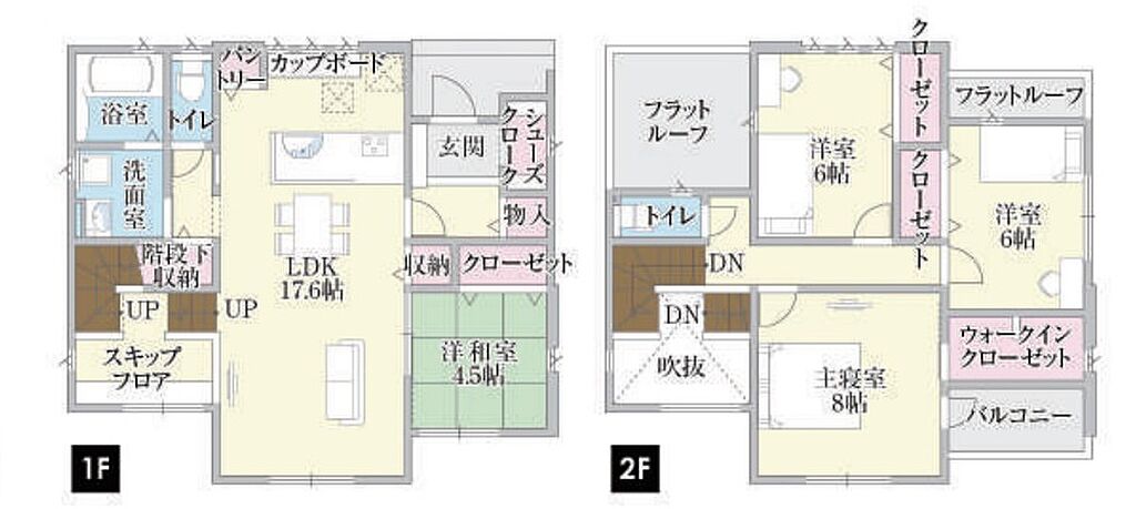 マタウン新田華浦1号地　間取り図