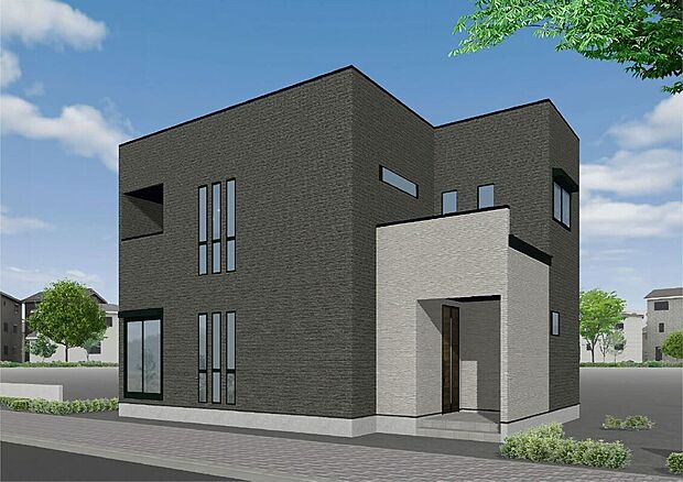 タマタウン笠岡1号地_外観パース
※完成イメージ図になります。