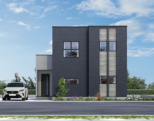 【タマタウン挾間　外観パース】8号地