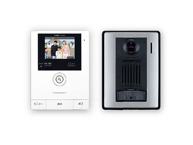 【インターフォン】住まいをしっかり見守るセキュリティ機能。画面に映る来訪者の映像だけでなく、留守中の来訪者もしっかり録画するため、お出かけも安心。さらに、防犯・防災の各種センサーがインターフォンと連動し、緊急事態にはインターフォンに通知がきます。(※同仕様画像)