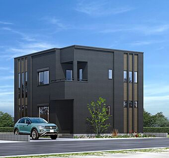 タマタウン仁井令III2号地　外観パース